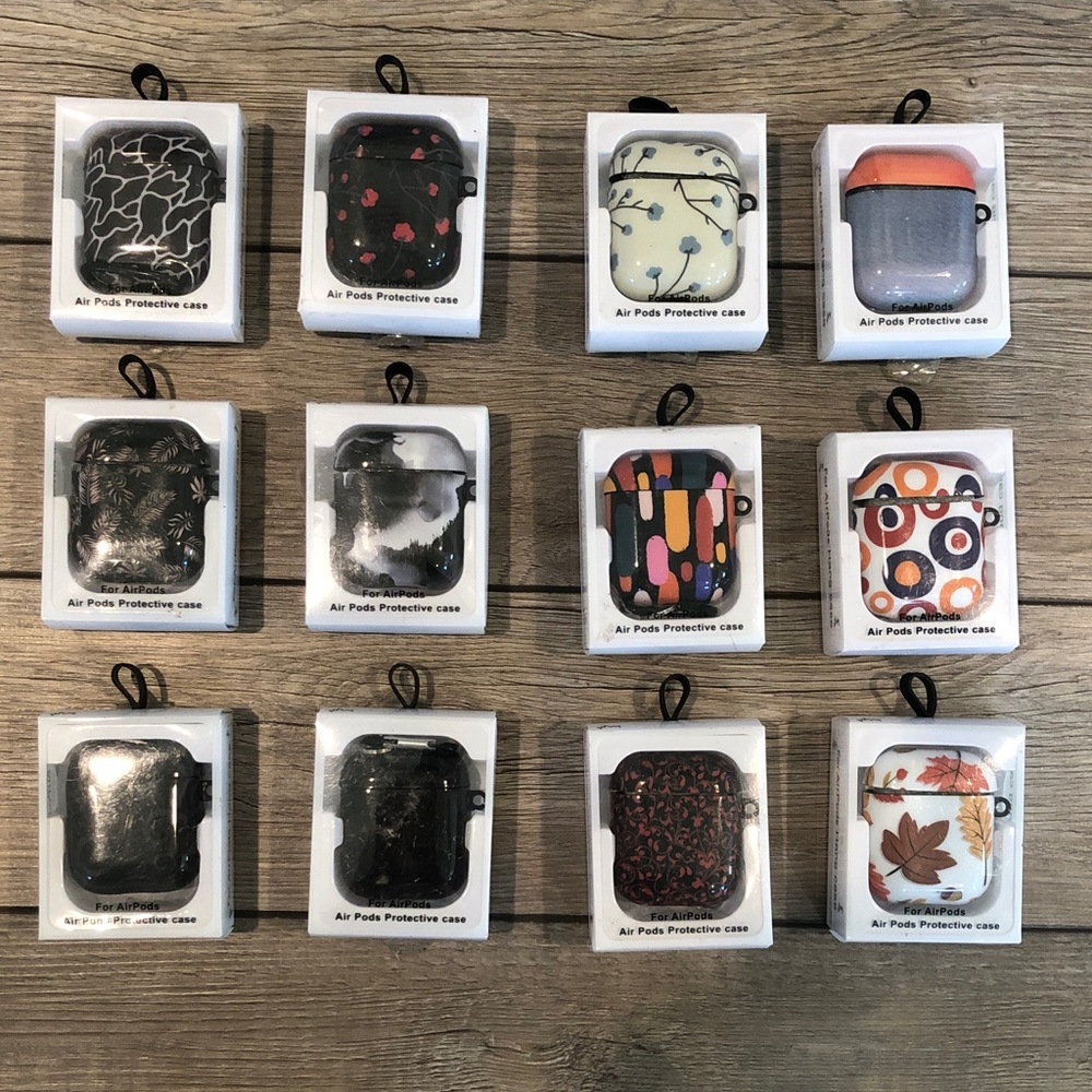 Stylish AirPods Protective Case with carabiner